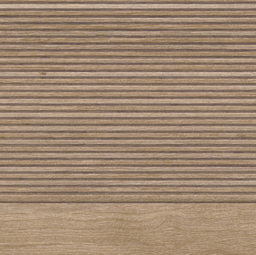 London Collection - Stripe 3D Nogal